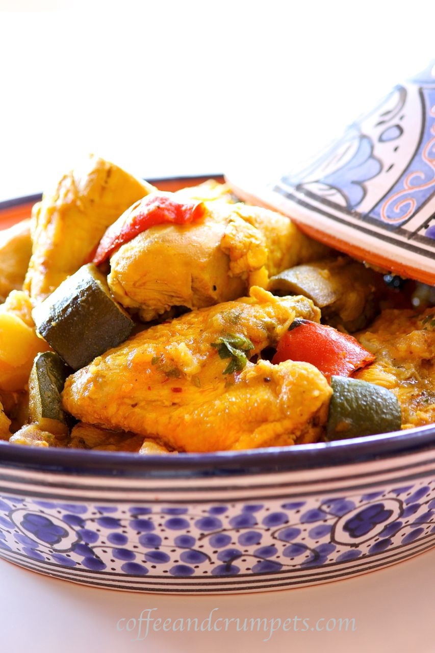 Harissa Chicken and Vegetable Tagine Coffee and Crumpets